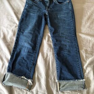 Lucy Brand cropped jeans with cuff